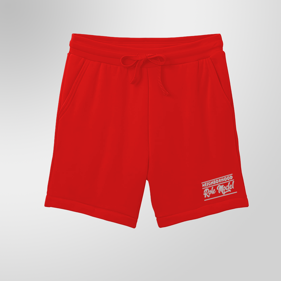 Neighborhood Role Model Sweat shorts - Red