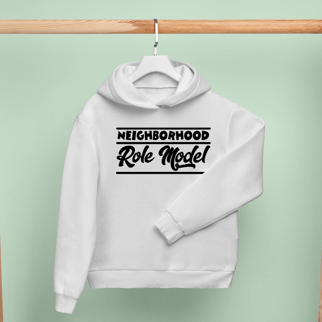 Neighborhood Role Model Hoodie - White